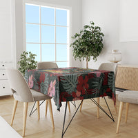 Hawaii Tiki Surfing Tablecloth Mele Kalikimaka i Iulai!