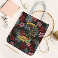 Hawaii Tiki Surfing Tote Bag Mele Kalikimaka i Iulai!