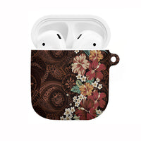 Kanoa Hawai'i Hibiscus AirPods Case Polynesian Tribal Tattoo Pattern Floral Elements