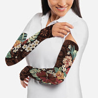 Kanoa Hawai'i Hibiscus Arm Sleeves Polynesian Tribal Tattoo Pattern Floral Elements