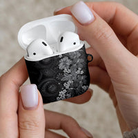 Pauli Hawai'i Hibiscus AirPods Case Polynesian Tribal Tattoo Pattern Floral Elements
