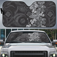 Pauli Hawai'i Hibiscus Auto Sun Shade Polynesian Tribal Tattoo Pattern Floral Elements