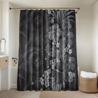 Pauli Hawai'i Hibiscus Bathroom Set Polynesian Tribal Tattoo Pattern Floral Elements