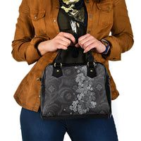 Pauli Hawai'i Hibiscus Shoulder Handbag Polynesian Tribal Tattoo Pattern Floral Elements