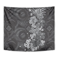 Pauli Hawai'i Hibiscus Tapestry Polynesian Tribal Tattoo Pattern Floral Elements