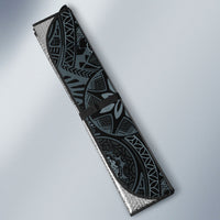 Pauliuli Hawai'i Hibiscus Auto Sun Shade Polynesian Tribal Tattoo Pattern Floral Elements