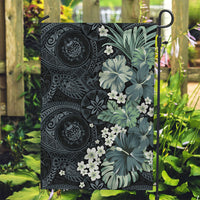 Pauliuli Hawai'i Hibiscus Garden Flag Polynesian Tribal Tattoo Pattern Floral Elements