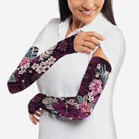 Poni Mama Hawai'i Hibiscus Arm Sleeves Polynesian Tribal Tattoo Pattern Floral Elements