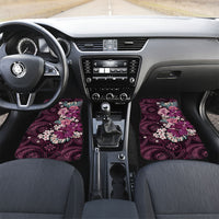 Poni Mama Hawai'i Hibiscus Car Mats Polynesian Tribal Tattoo Pattern Floral Elements