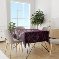 Poni Mama Hawai'i Hibiscus Tablecloth Polynesian Tribal Tattoo Pattern Floral Elements