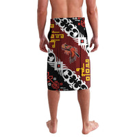 Personalised Papua New Guinea Bird Drum Lavalava Papuan Batik Motif