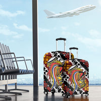 Papua New Guinea Bird Drum Luggage Cover Papuan Batik Motif
