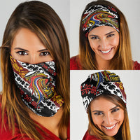Papua New Guinea Bird Drum Neck Gaiter Papuan Batik Motif