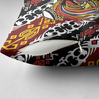 Papua New Guinea Bird Drum Pillow Cover Papuan Batik Motif