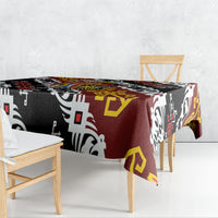 Papua New Guinea Bird Drum Tablecloth Papuan Batik Motif
