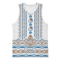 Personalised Papua New Guinea Bird Ethnic Basketball Jersey Papuan Batik Inspired Pattern