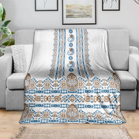 Papua New Guinea Bird Ethnic Blanket Papuan Batik Inspired Pattern