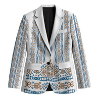 Personalised Papua New Guinea Bird Ethnic Blazer Papuan Batik Inspired Pattern