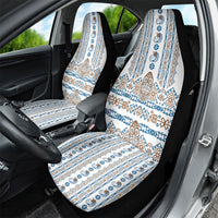 Papua New Guinea Bird Ethnic Car Seat Cover Papuan Batik Inspired Pattern
