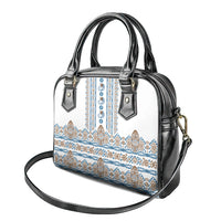 Papua New Guinea Bird Ethnic Shoulder Handbag Papuan Batik Inspired Pattern
