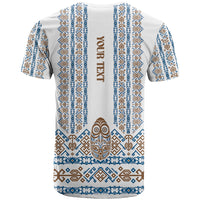Personalised Papua New Guinea Bird Ethnic T Shirt Papuan Batik Inspired Pattern