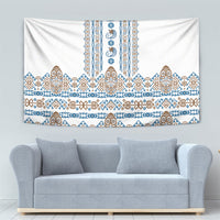 Papua New Guinea Bird Ethnic Tapestry Papuan Batik Inspired Pattern