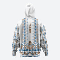 Personalised Papua New Guinea Bird Ethnic Zip Hoodie Papuan Batik Inspired Pattern