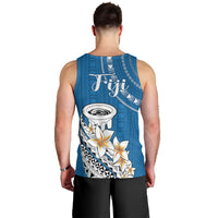 Bula Fiji Men Tank Top Kava Bowl Tapa Tribal LT9 - Polynesian Pride