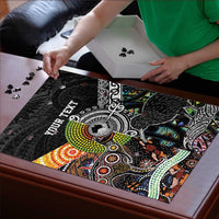 Australia New Zealand Personalised Puzzle Maori Aboriginal Art Style - Polynesian Pride