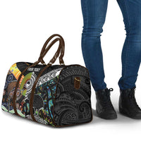 Australia New Zealand Personalised Travel Bag Maori Aboriginal Art Style - Polynesian Pride