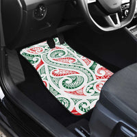 New Zealand Kowhaiwhai Christmas Car Mats Traditional Maori Koru Pattern - Polynesian Pride