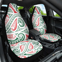 New Zealand Kowhaiwhai Christmas Car Seat Cover Traditional Maori Koru Pattern - Polynesian Pride