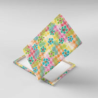 Hawaiian Palaka Canvas Wall Art Hibiscus Palm Leaf Pattern - Polynesian Pride