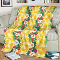 Hawaiian Palaka Blanket Hibiscus Pineapple Lei - Polynesian Pride