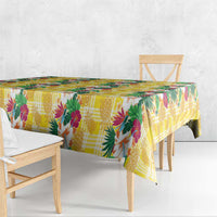 Hawaiian Palaka Tablecloth Hibiscus Pineapple Lei - Polynesian Pride