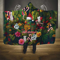 Meri Kirihimete Kakapo Santa Hooded Blanket Merry Christmas with Tropical Vibe LT9 - Polynesian Pride