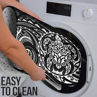 Polynesian Turtle Tribal Tattoo Bathroom Set Black Style - Polynesian Pride