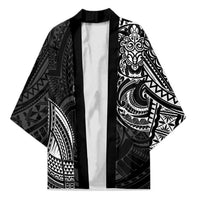 Polynesian Turtle Tribal Tattoo Kimono Black Style - Polynesian Pride