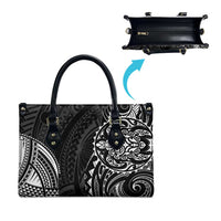 Polynesian Turtle Tribal Tattoo Leather Bag Black Style - Polynesian Pride
