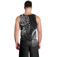 Polynesian Turtle Tribal Tattoo Men Tank Top Black Style