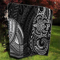 Polynesian Turtle Tribal Tattoo Quilt Black Style LT9 - Polynesian Pride