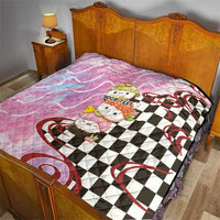 Personalized Japanese Kawaii Sushi Roll Quilt Wagara Palaka Pattern