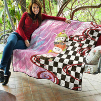 Personalized Japanese Kawaii Sushi Roll Quilt Wagara Palaka Pattern