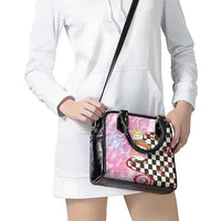 Personalized Japanese Kawaii Sushi Roll Shoulder Handbag Wagara Palaka Pattern