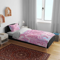 Japanese Koi Fish Bedding Set Pink Wagara Palaka Honohono Pikake Lei