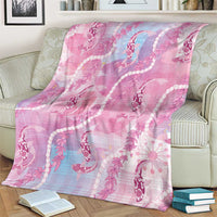 Japanese Koi Fish Blanket Pink Wagara Palaka Honohono Pikake Lei