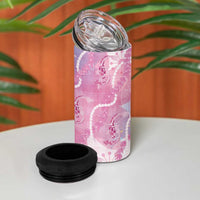 Japanese Koi Fish 4 in 1 Can Cooler Tumbler Pink Wagara Palaka Honohono Pikake Lei