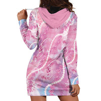 Japanese Koi Fish Hoodie Dress Pink Wagara Palaka Honohono Pikake Lei