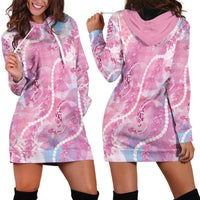 Japanese Koi Fish Hoodie Dress Pink Wagara Palaka Honohono Pikake Lei