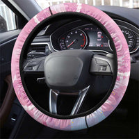 Japanese Koi Fish Steering Wheel Cover Pink Wagara Palaka Honohono Pikake Lei